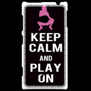 Coque Nokia Lumia 720 Keep Calm Play on Noir