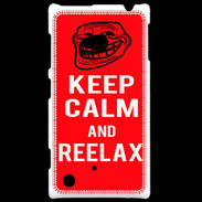 Coque Nokia Lumia 720 Keep Calm Reelax Rouge