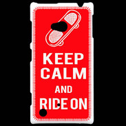 Coque Nokia Lumia 720 Keep Calm Ride on Rouge