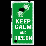 Coque Nokia Lumia 720 Keep Calm Ride on Vert