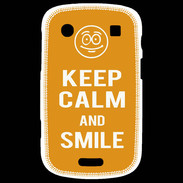 Coque Blackberry Bold 9900 Keep Calm Smile Orange
