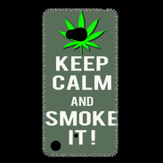 Coque Nokia Lumia 720 Keep Calm Smoke it Gris