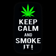 Coque Blackberry Bold 9900 Keep Calm Smoke Noir