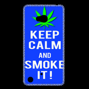 Coque Nokia Lumia 720 Keep Calm Smoke it Bleu