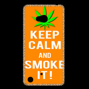 Coque Nokia Lumia 720 Keep Calm Smoke it Orange