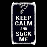 Coque Sony Xperia Typo Keep Calm Suck me Noir