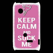 Coque Sony Xperia Typo Keep Calm Suck me Rose