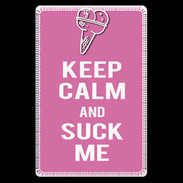 Etui carte bancaire Keep Calm Suck me Rose