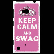 Coque Nokia Lumia 720 Keep Calm Swag Rose