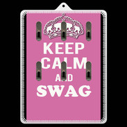 Porte clés Keep Calm Swag Rose