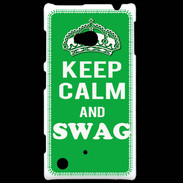 Coque Nokia Lumia 720 Keep Calm Swag Vert