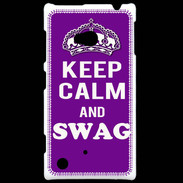 Coque Nokia Lumia 720 Keep Calm Swag Violet