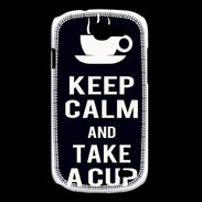 Coque Samsung Galaxy Express Keep Calm Take a cup Noir