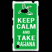 Coque Nokia Lumia 720 Keep Calm Take Banana Vert