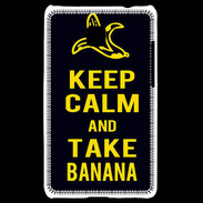 Coque LG Optimus L3 II Keep Calm Take Banana Noir