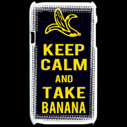 Coque Samsung Galaxy S Keep Calm Take Banana Noir