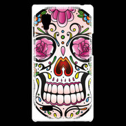 Coque LG Optimus L9 Tête de mort design et coloré