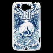 Coque HTC Wildfire G8 Tête de mort Lucky One 13