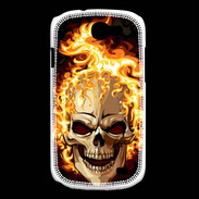 Coque Samsung Galaxy Express Tête de mort en flamme 5