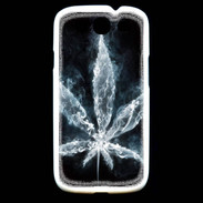 Coque Samsung Galaxy S3 Feuille de cannabis en fumée