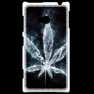 Coque Nokia Lumia 720 Feuille de cannabis en fumée