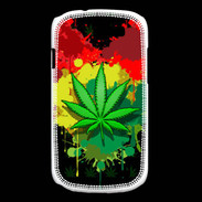 Coque Samsung Galaxy Express Feuille de cannabis et cœur Rasta