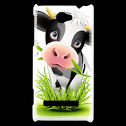 Coque HTC Windows Phone 8S Humour vache 10