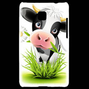 Coque LG Optimus L3 II Humour vache 10