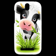 Coque HTC One SV Humour vache 10