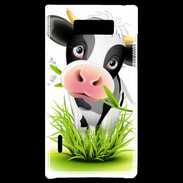 Coque LG Optimus L7 Humour vache 10