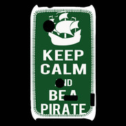 Coque Sony Xperia Typo Keep Calm Be a Pirate Vert