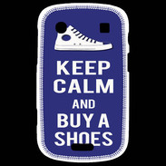 Coque Blackberry Bold 9900 Keep Calm Buy Shoes Bleu