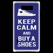 Coque LG Optimus L7 Keep Calm Buy Shoes Bleu