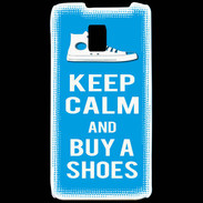 Coque LG P990 Keep Calm Buy Shoes Cyan 