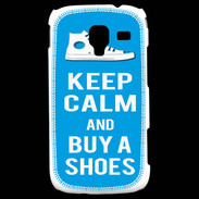 Coque Samsung Galaxy Ace 2 Keep Calm Buy Shoes Cyan 