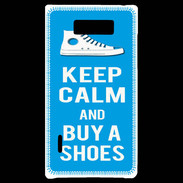 Coque LG Optimus L7 Keep Calm Buy Shoes Cyan 