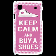 Coque Samsung Galaxy S Keep Calm Buy Shoes Rose