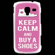 Coque Samsung Galaxy Ace 2 Keep Calm Buy Shoes Rose