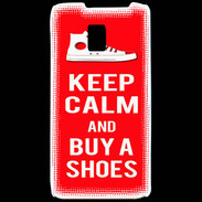 Coque LG P990 Keep Calm Buy Shoes Rouge