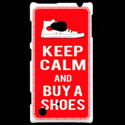 Coque Nokia Lumia 720 Keep Calm Buy Shoes Rouge