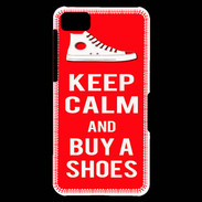 Coque Blackberry Z10 Keep Calm Buy Shoes Rouge