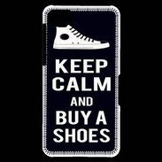 Coque Blackberry Z10 Keep Calm Buy Shoes Noir
