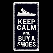 Coque LG Optimus L9 Keep Calm Buy Shoes Noir