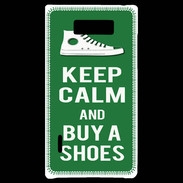 Coque LG Optimus L7 Keep Calm Buy Shoes Vert