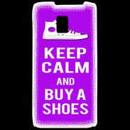 Coque LG P990 Keep Calm Buy Shoes Violet