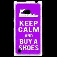 Coque Nokia Lumia 720 Keep Calm Buy Shoes Violet