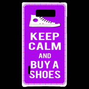 Coque LG Optimus L7 Keep Calm Buy Shoes Violet