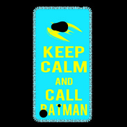Coque Nokia Lumia 720 Keep Calm Batman Cyan
