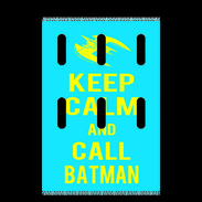 Porte clés Keep Calm Batman Cyan
