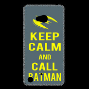 Coque Nokia Lumia 720 Keep Calm Call Batman Gris